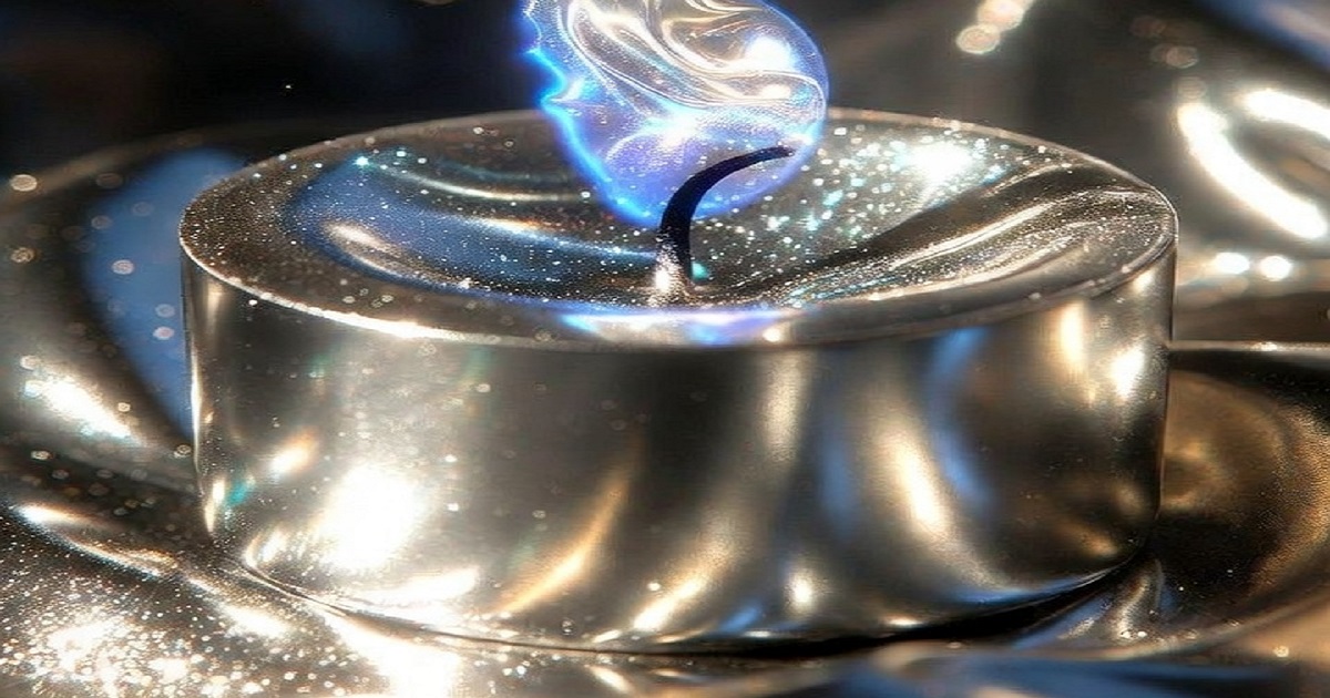 A vela prata é ligada à intuição, proteção lunar e comunicação espiritual.