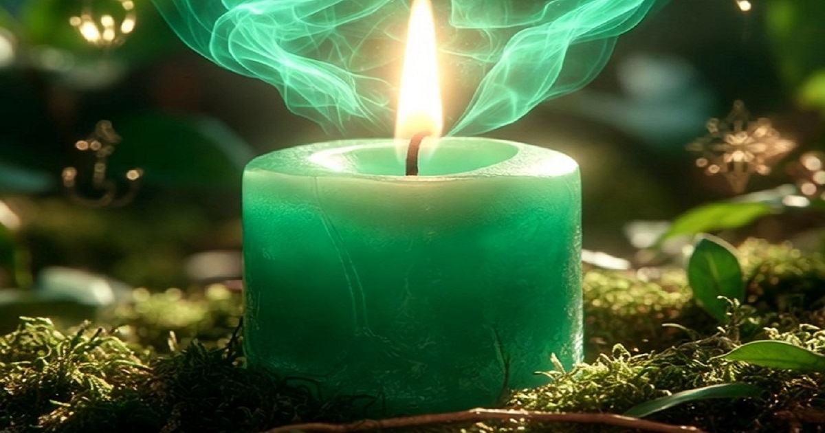 A vela verde é a combinação perfeita entre equilíbrio emocional e prosperidade.