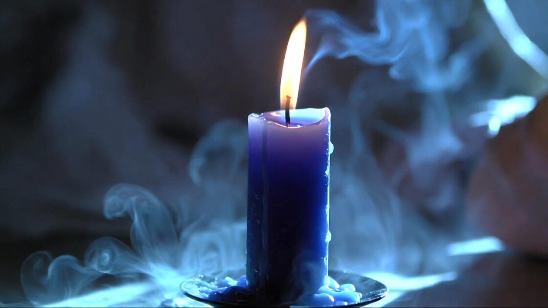 qual a cor da vela para proteção, vela azul proteção, vela azul espiritualidade, vela de proteção espiritual