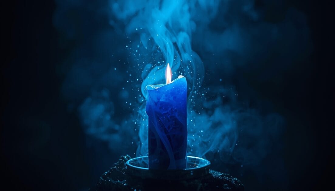 Vela Azul: Para Que Serve e Por Que Você Precisa Usar do Jeito Certo 3 vela azul ansiedade, paz interior, espiritualidade, mente calma, energia